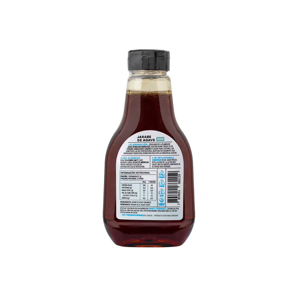 Jarabe de Agave RAW Manare 330ml 2