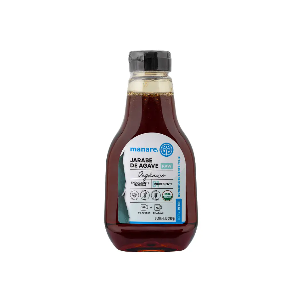 Jarabe de Agave RAW Manare 330ml 1