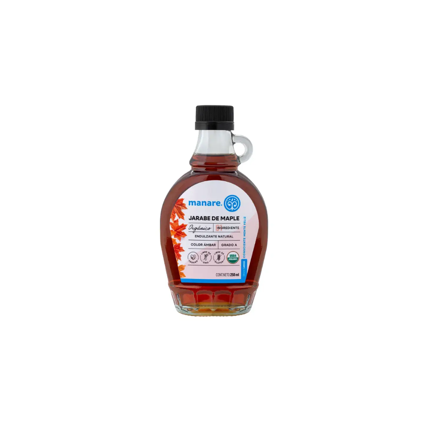 Jarabe de Maple Organico 250 ml Manare 1