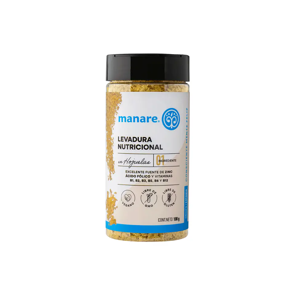 Levadura Nutricional copos 100 gr  1