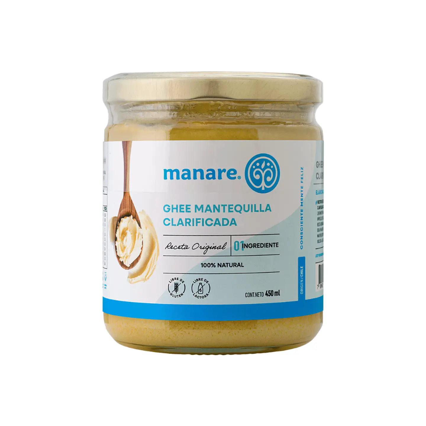Mantequilla Clarificada Ghee 450 gr manare 1