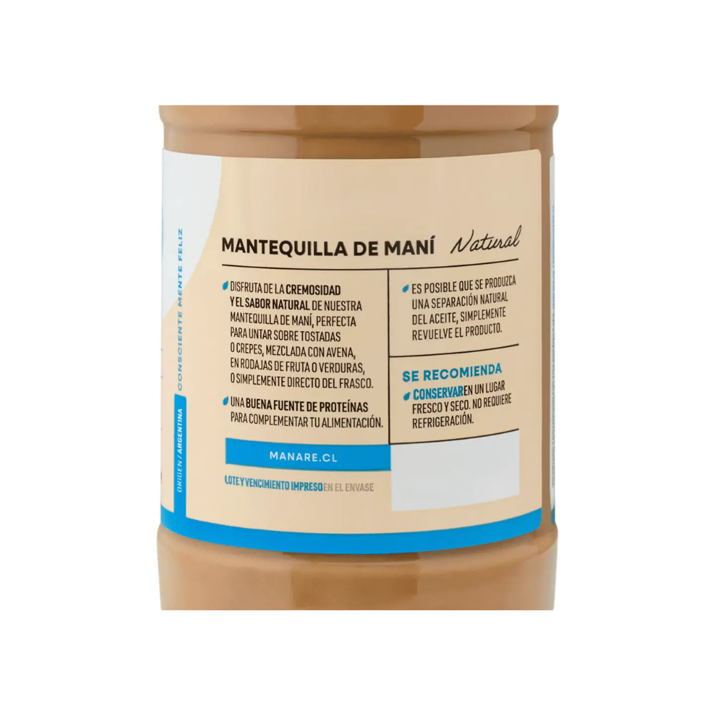 Mantequilla de Maní  500 gr  2