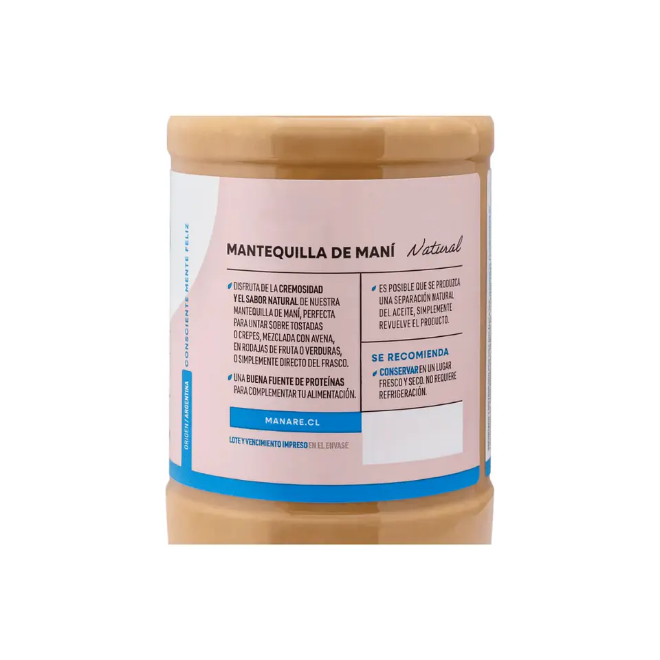 Mantequilla de Maní crocante 500 gr  3