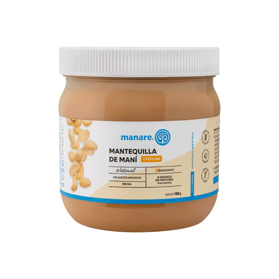 Mantequilla de Maní Manare Kilo 1