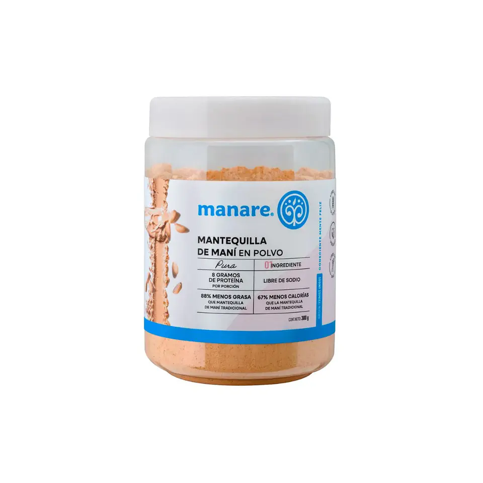 Mantequilla de Maní  polvo 300 gr  1