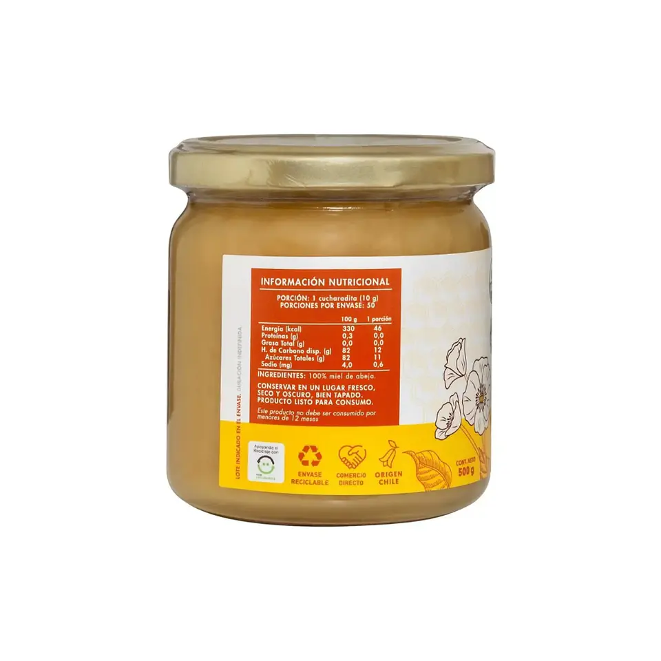 Miel de Ulmo Manare 500 GR 2