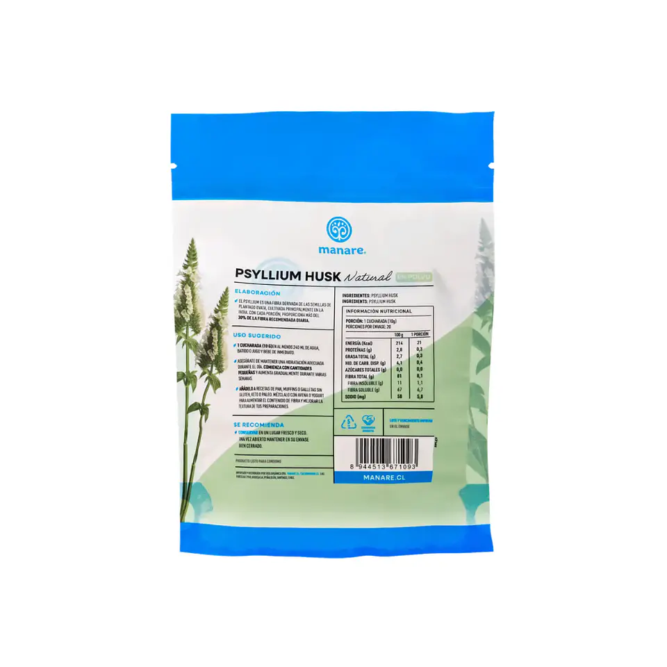 Psyllium Manare 200 gr 2