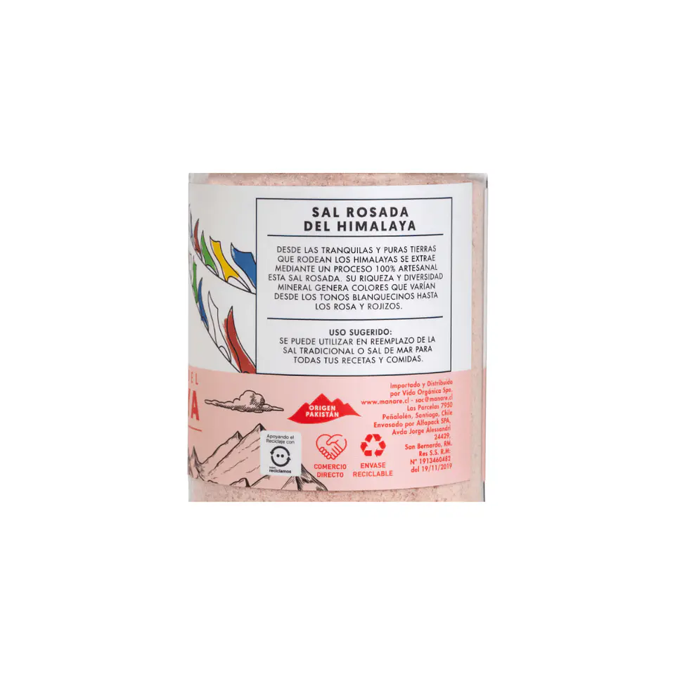 Sal rosada Himalaya Fina 500 gr 2