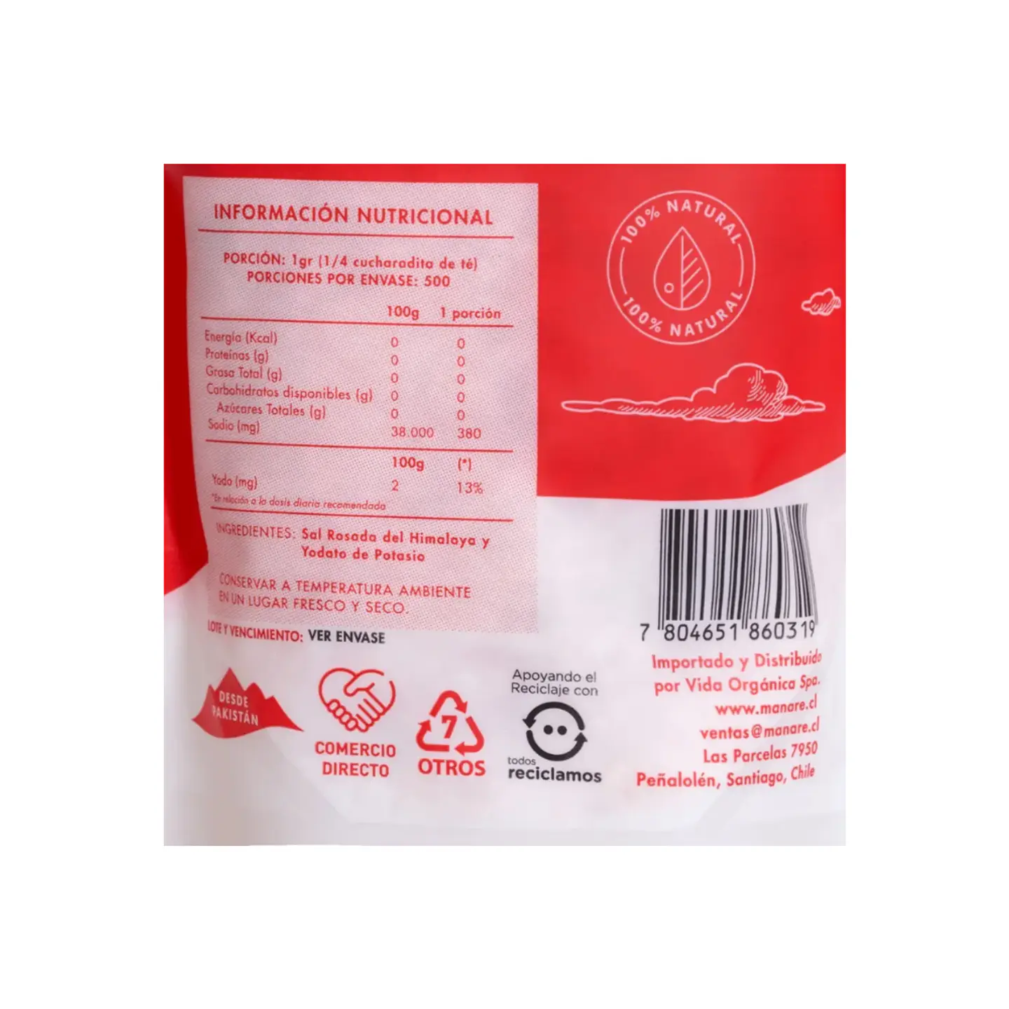 Sal rosada Himalaya Gruesa 500 gr 3