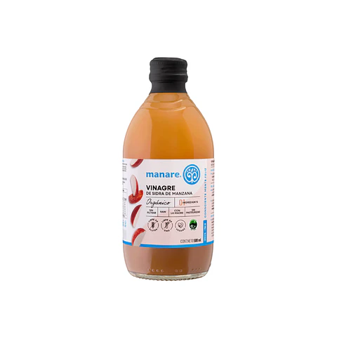 Vinagre de Manzana Organico 500 cc 