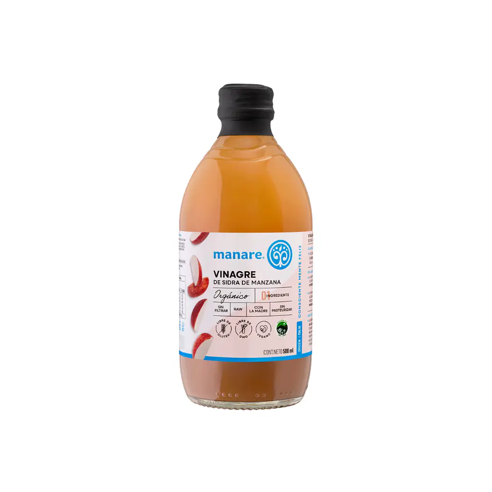 Vinagre de Manzana Organico 500 cc  1
