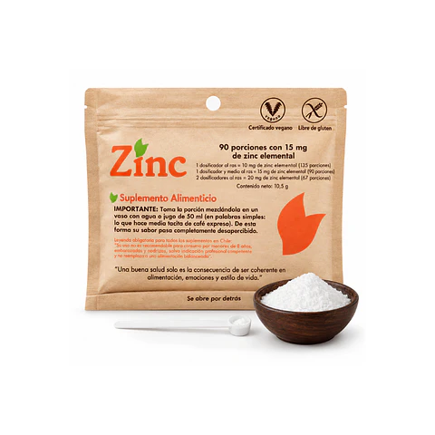 Zinc  90 porc Dulzura Natural