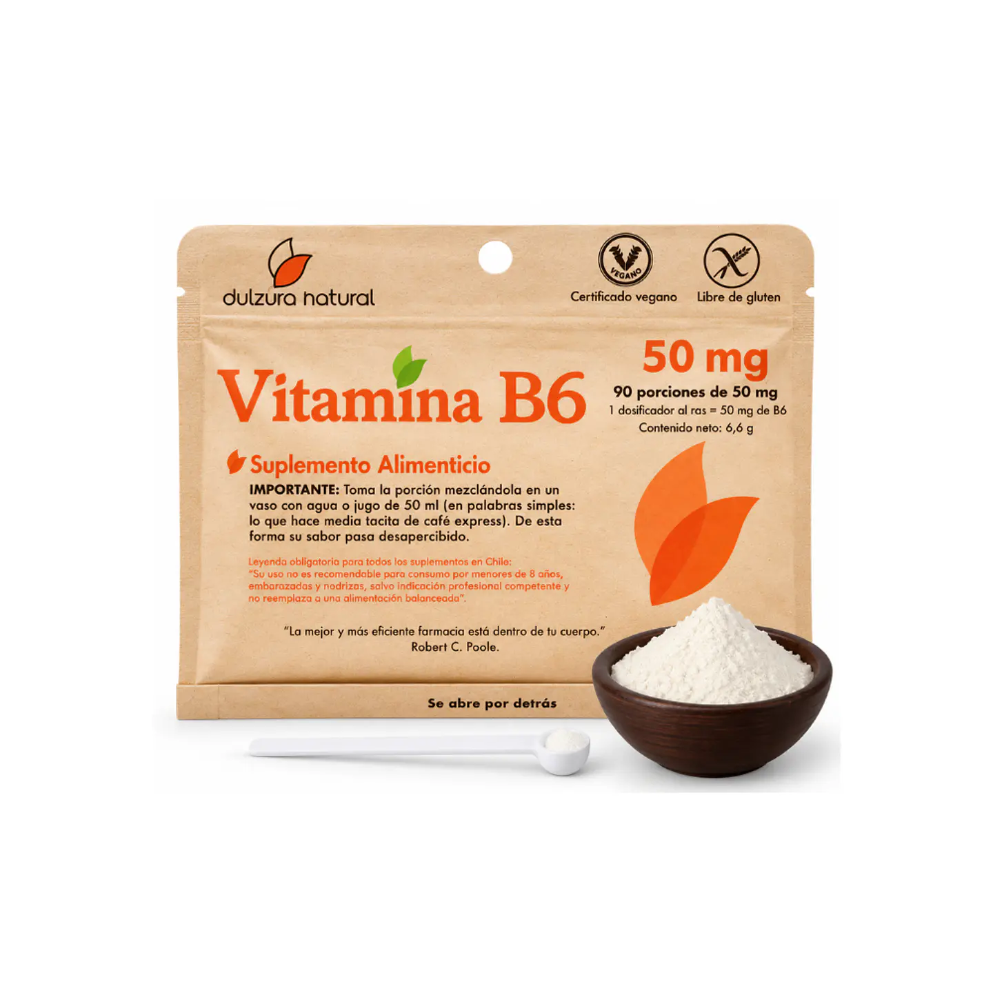 Vitamina B6 90 porc Dulzura Natural 1