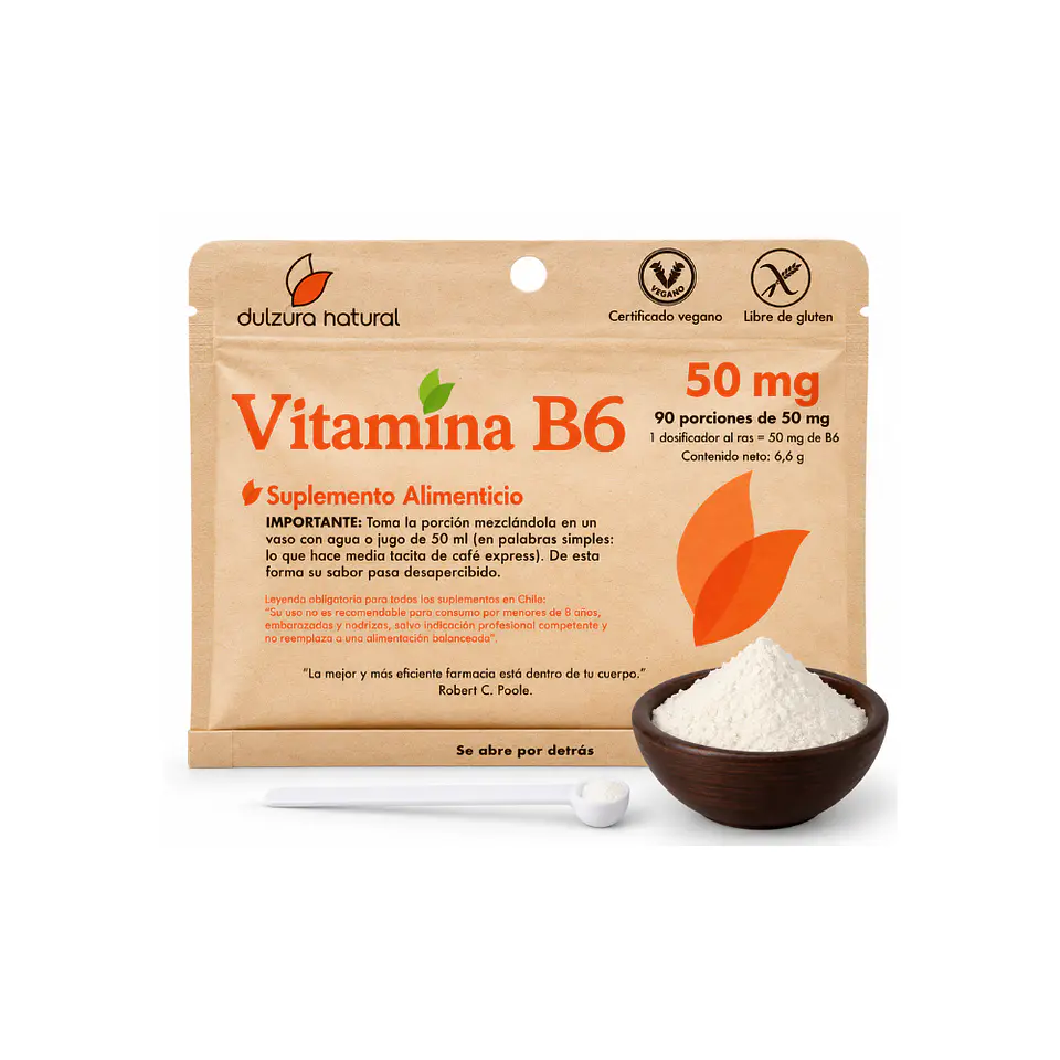 Vitamina B6 90 porc Dulzura Natural 1