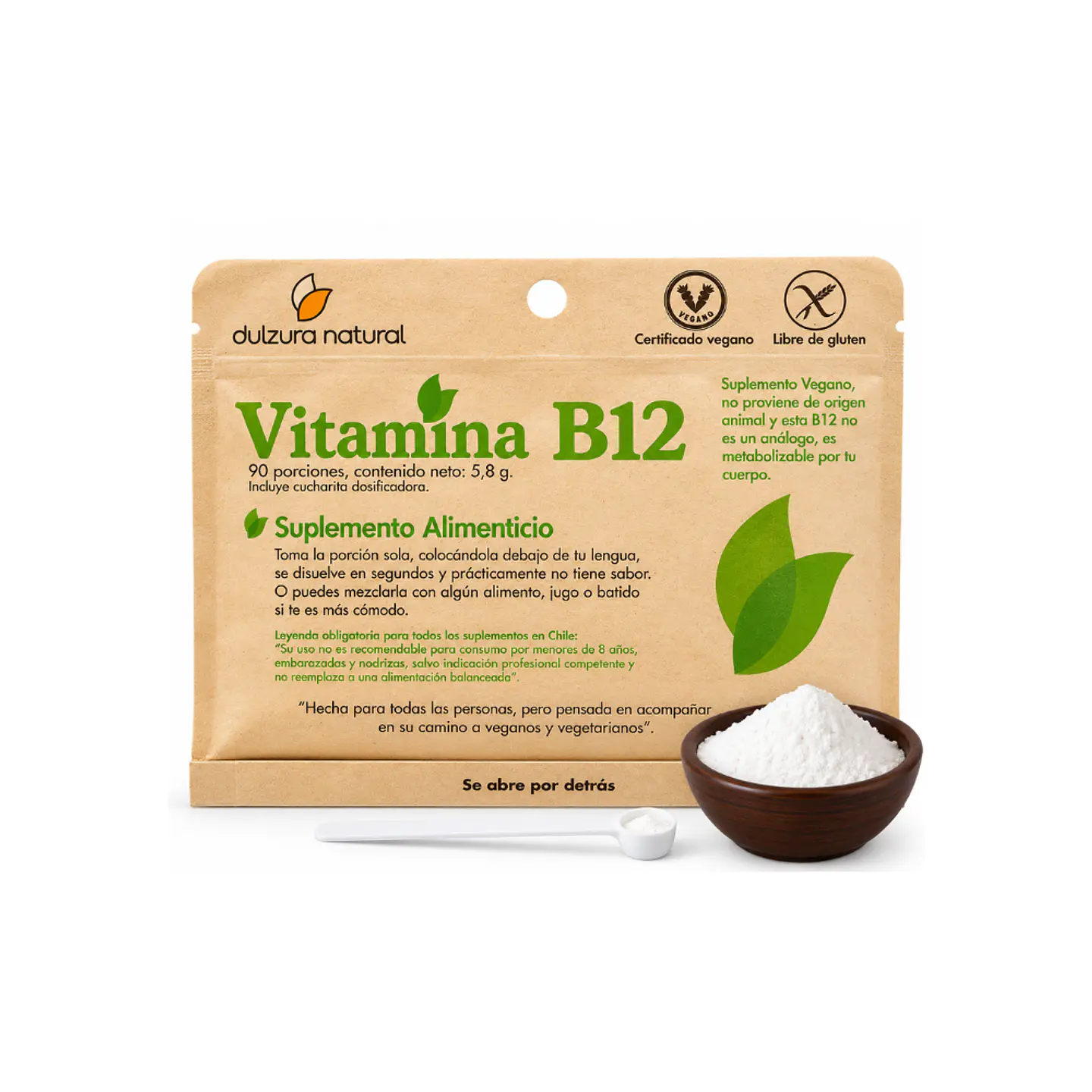 Vitamina B12 90 porc Dulzura Natural 1
