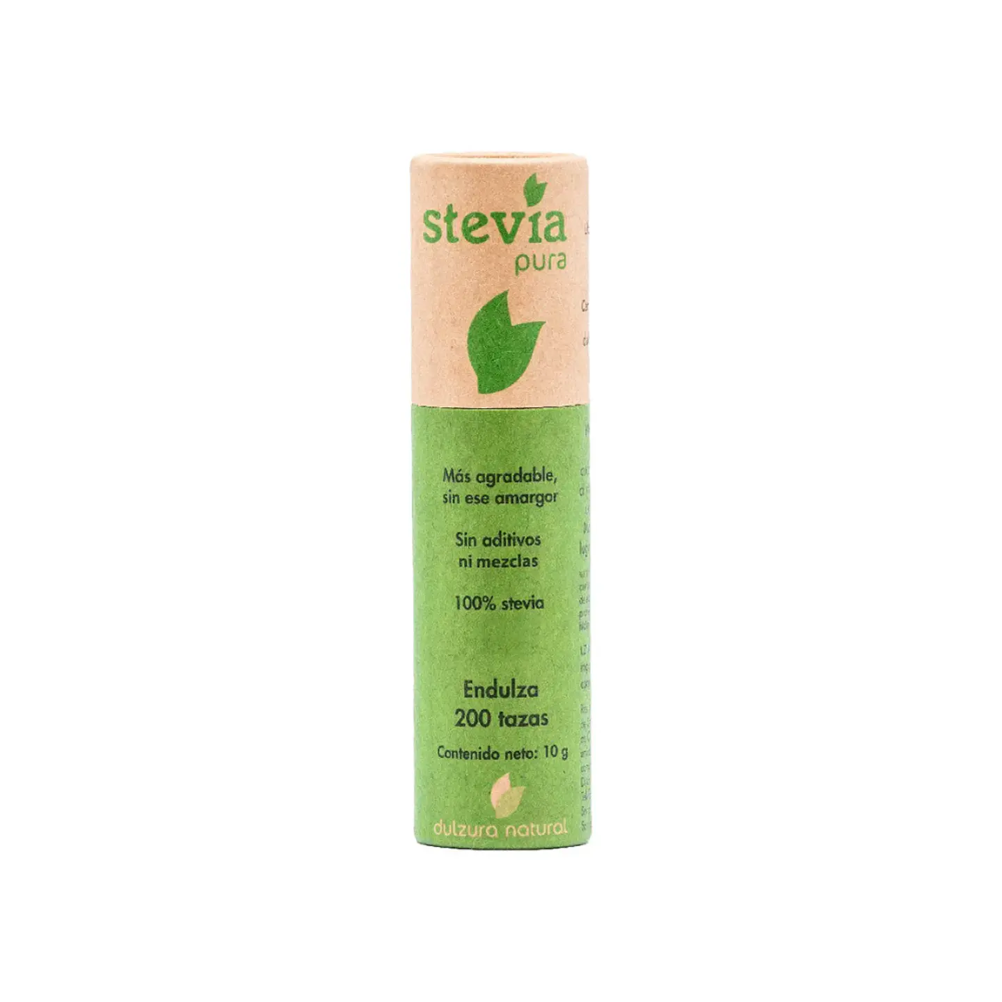 Stevia pura 10 gr tubo 200 tazas  1