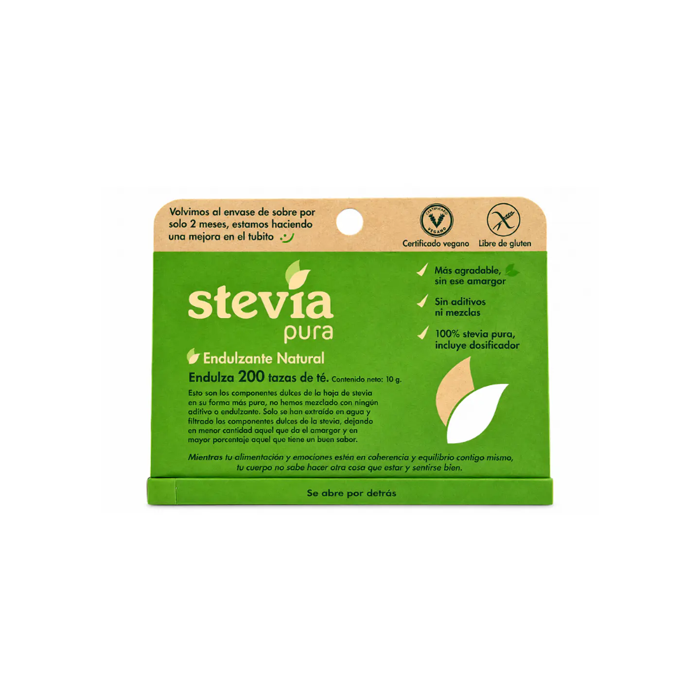 Stevia en polvo 10 gr Dulzura Natural 1