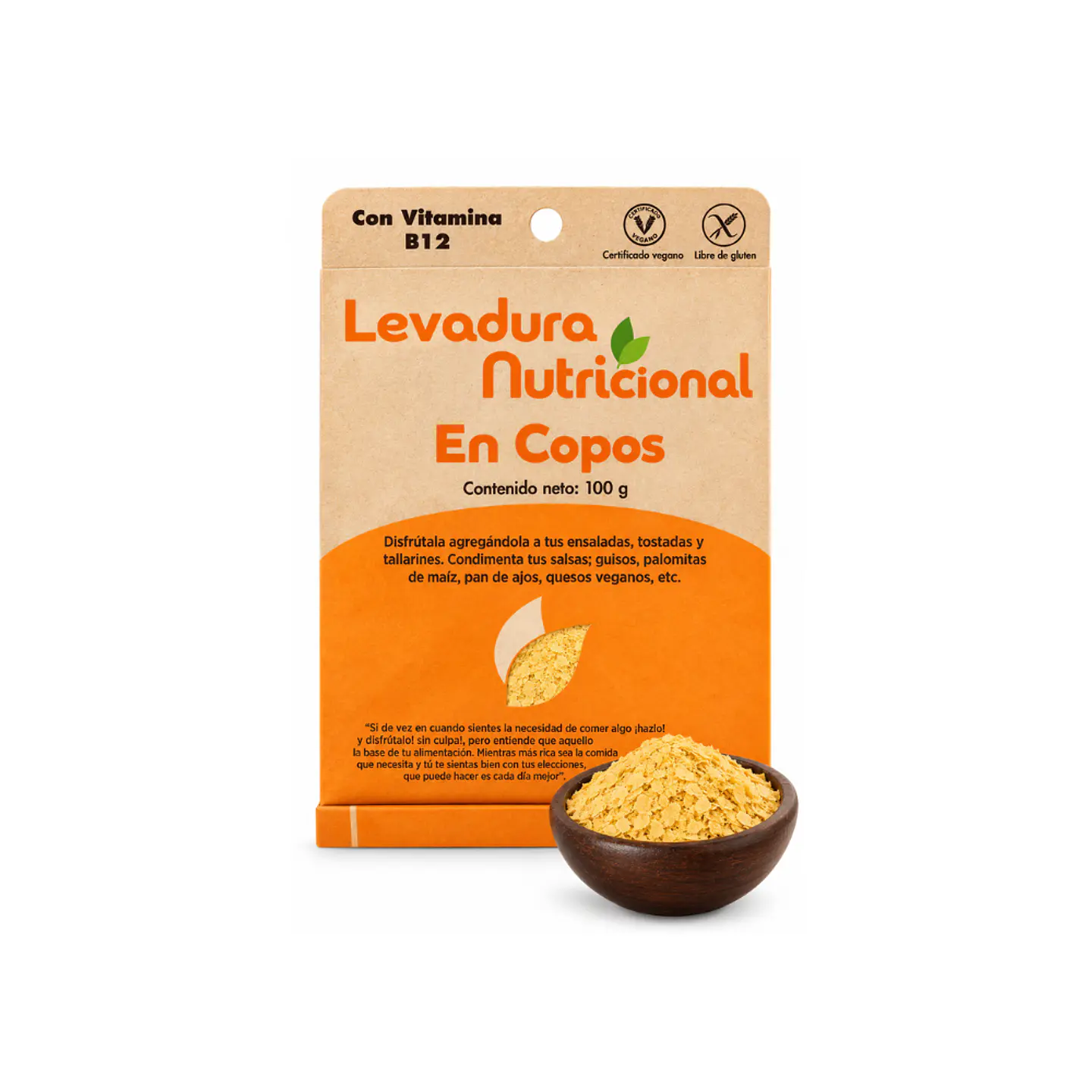 Levadura Nutricional copos 100 gr  1
