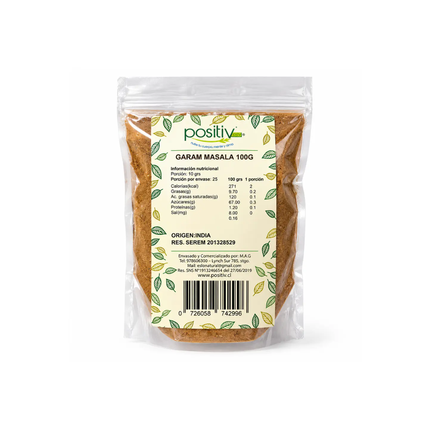 Garam masala 100 g Positiv 1