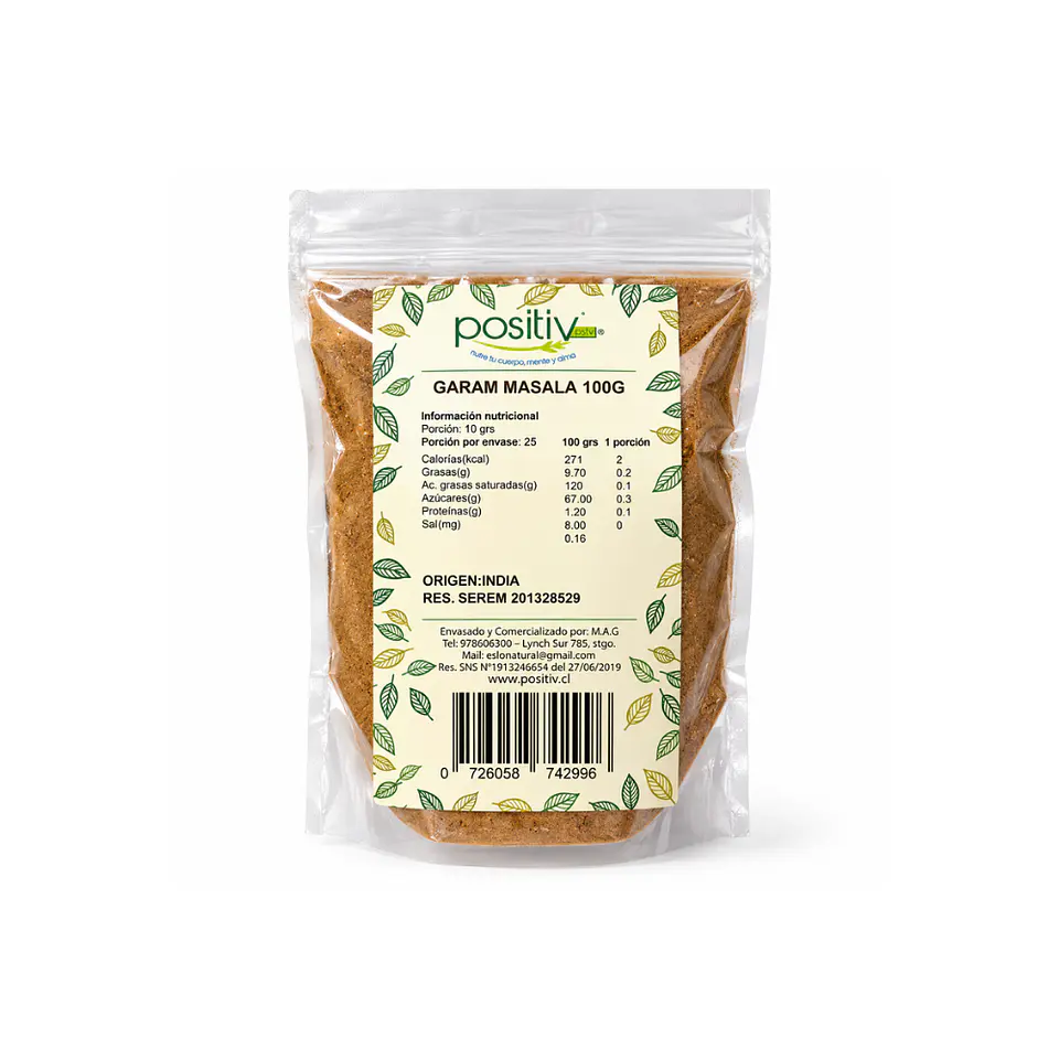 Garam masala 100 g Positiv 1