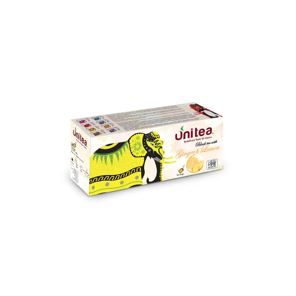 Te negro Jengibre y Limon 20b Unitea 1