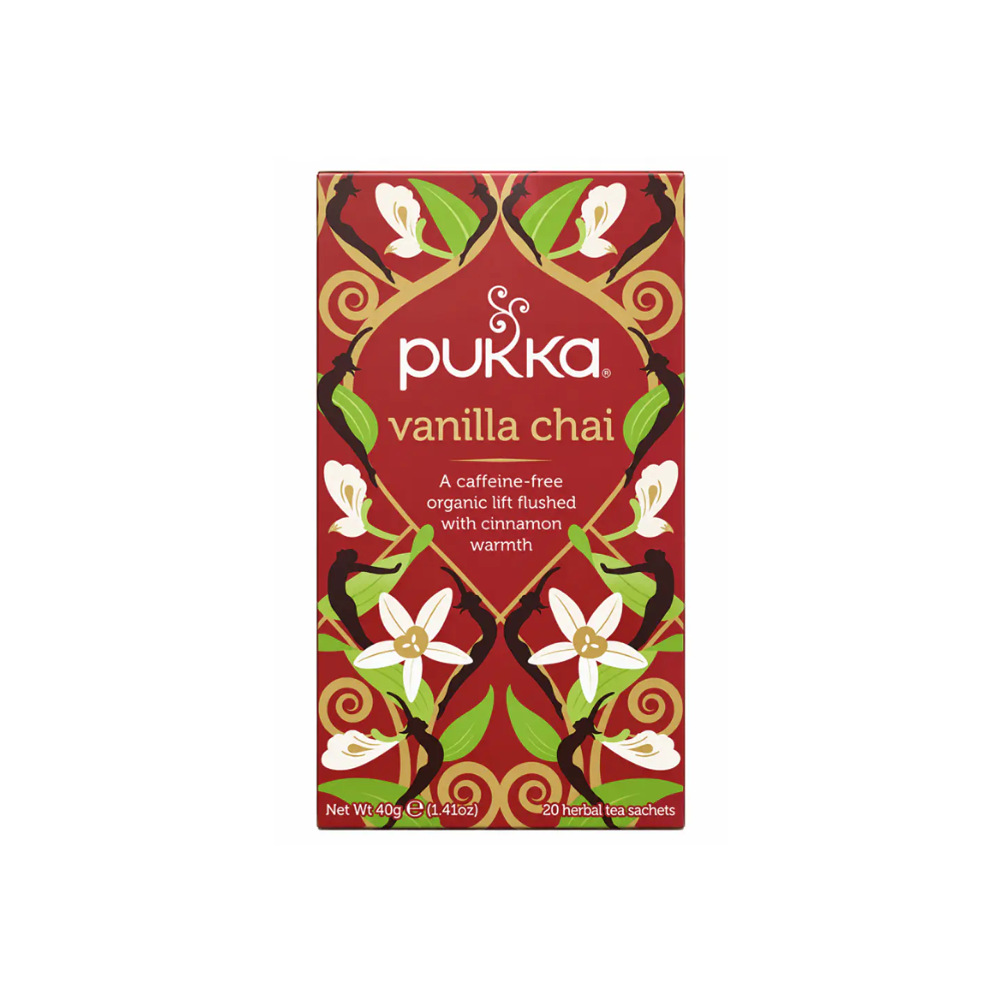 Te  vainilla chai organic PUKKA 20 bolsas 1