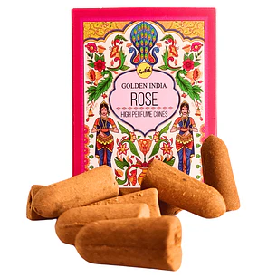 Incienso en Conos de Reflujo Rose - Sree Vani