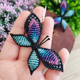 Aro Maxi Mariposa – Transformación y Prosperidad – Topacio Macramé