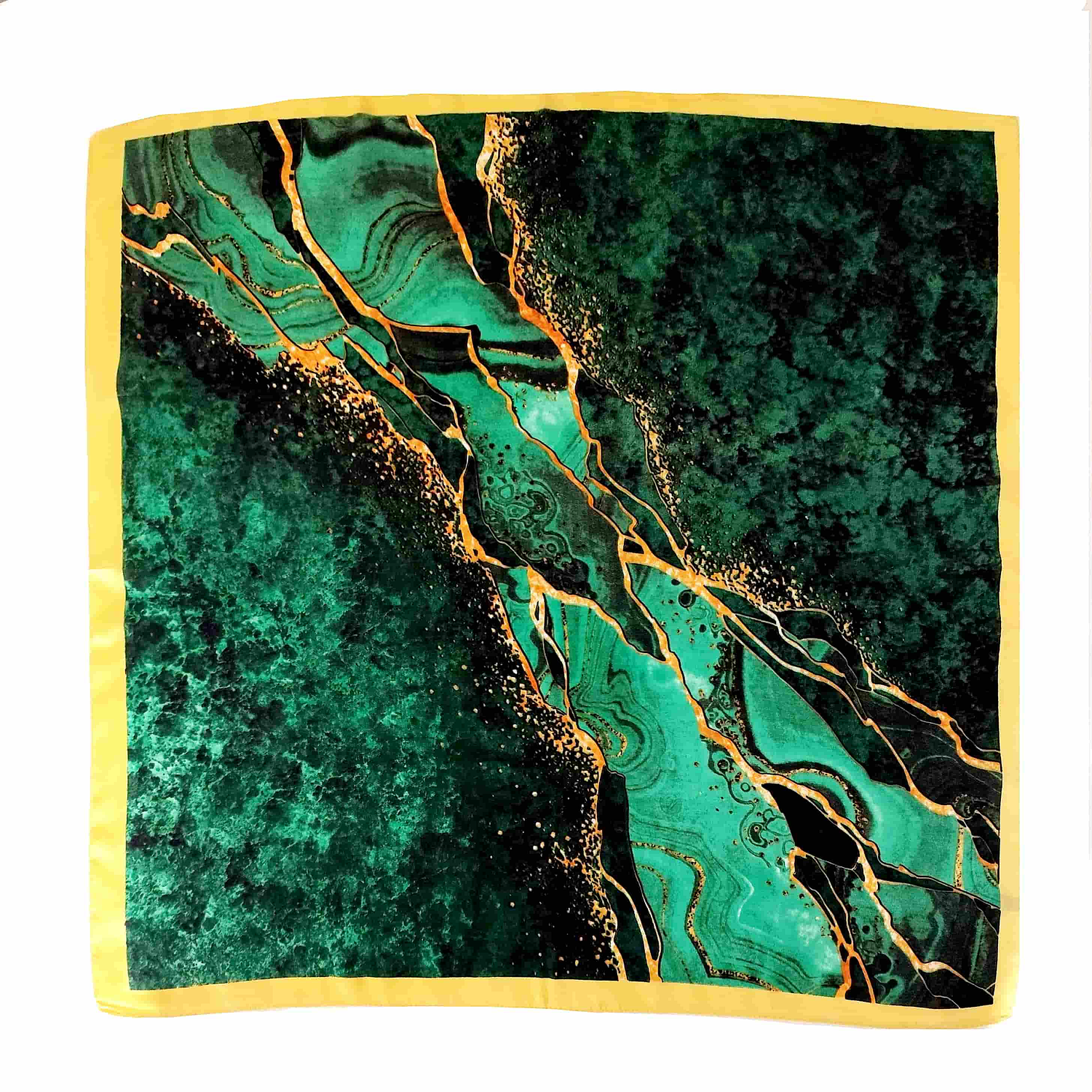 Pañoleta de Seda Mármol 70x70 – Buen Karma 6