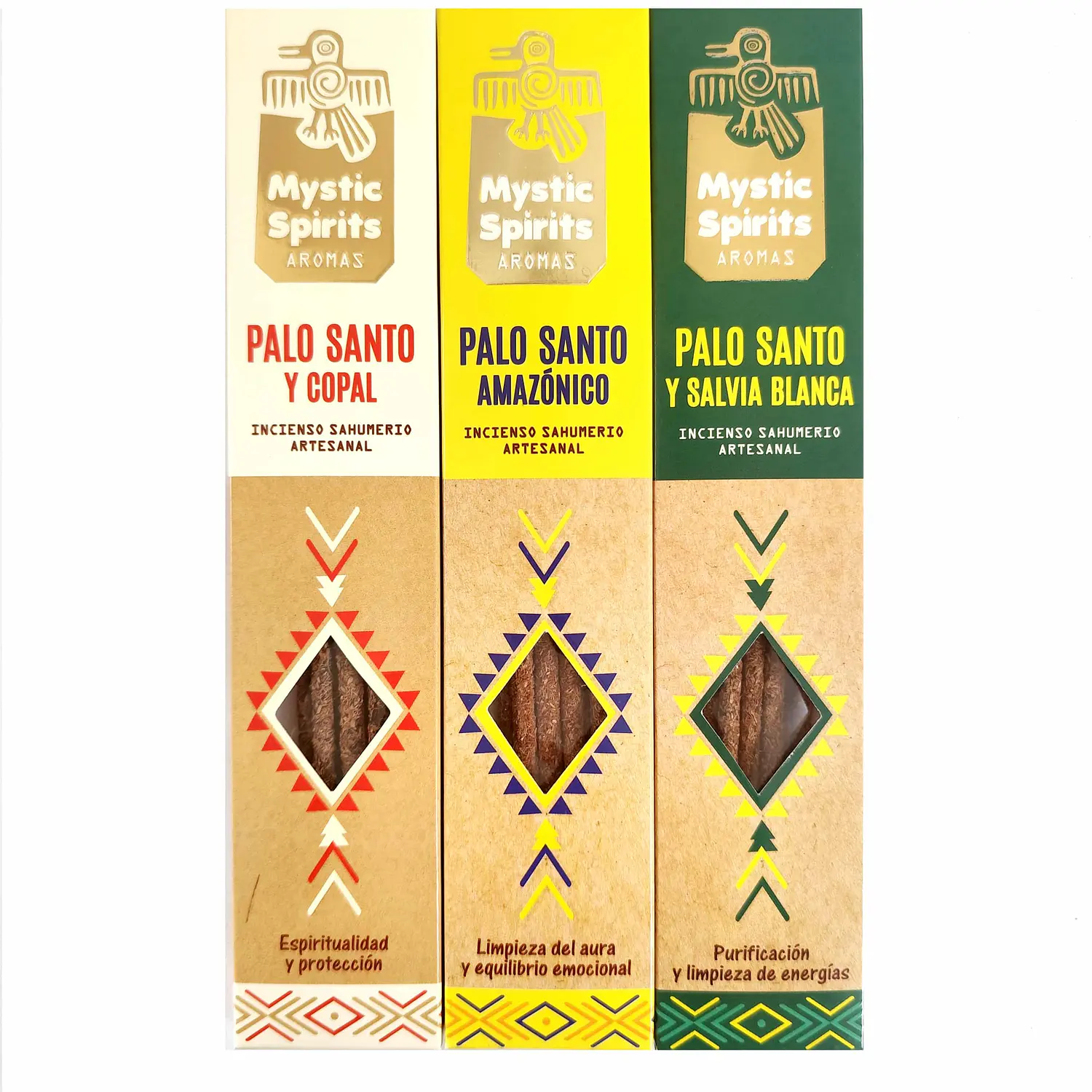 Incienso Natural Palo Santo y Sándalo - Mystic Spirits  4
