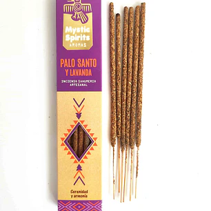 Incienso Natural Palo Santo y Lavanda - Mystic Spirits 