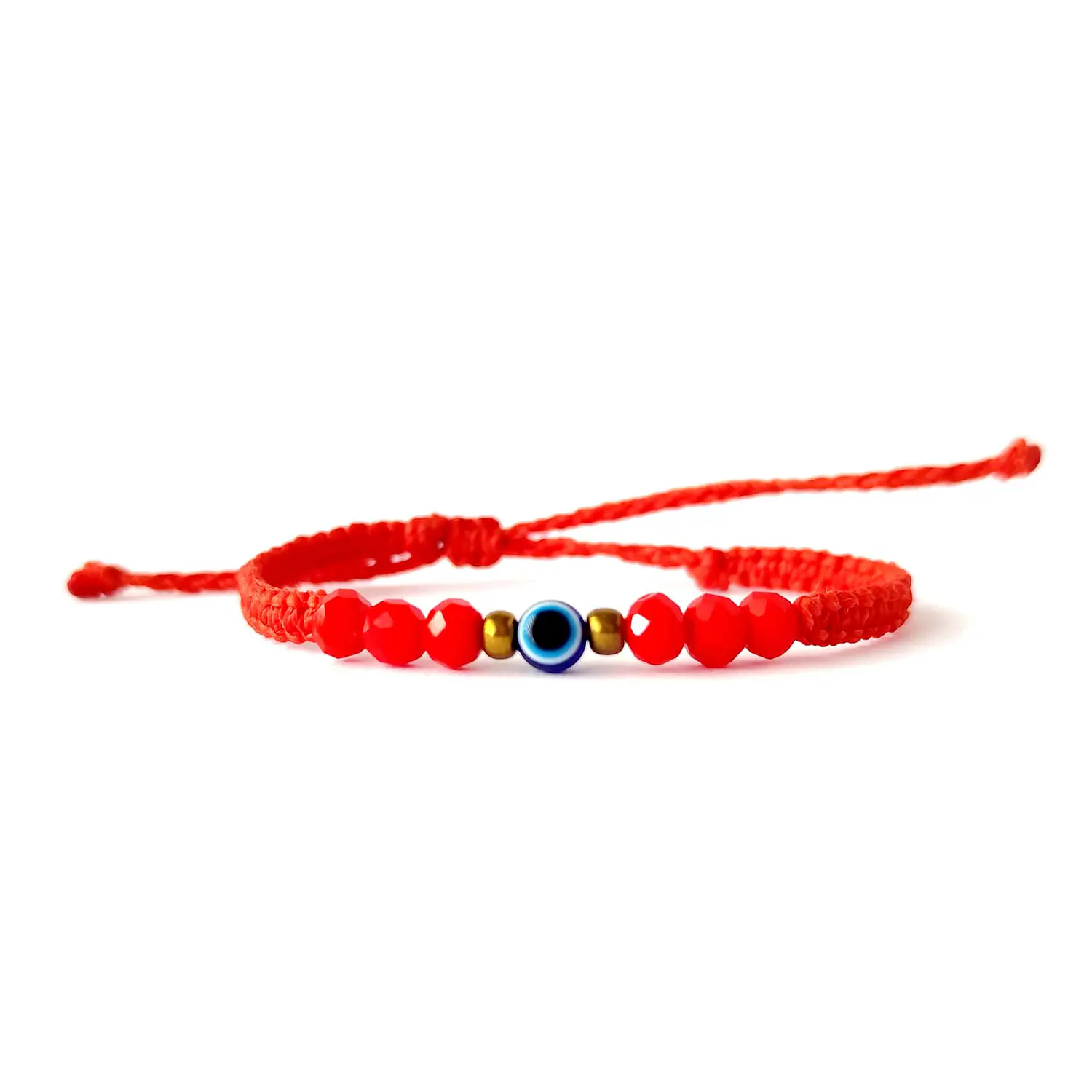 Pulsera Amuleto Ojo Turco – Protección – Topacio Macramé 1