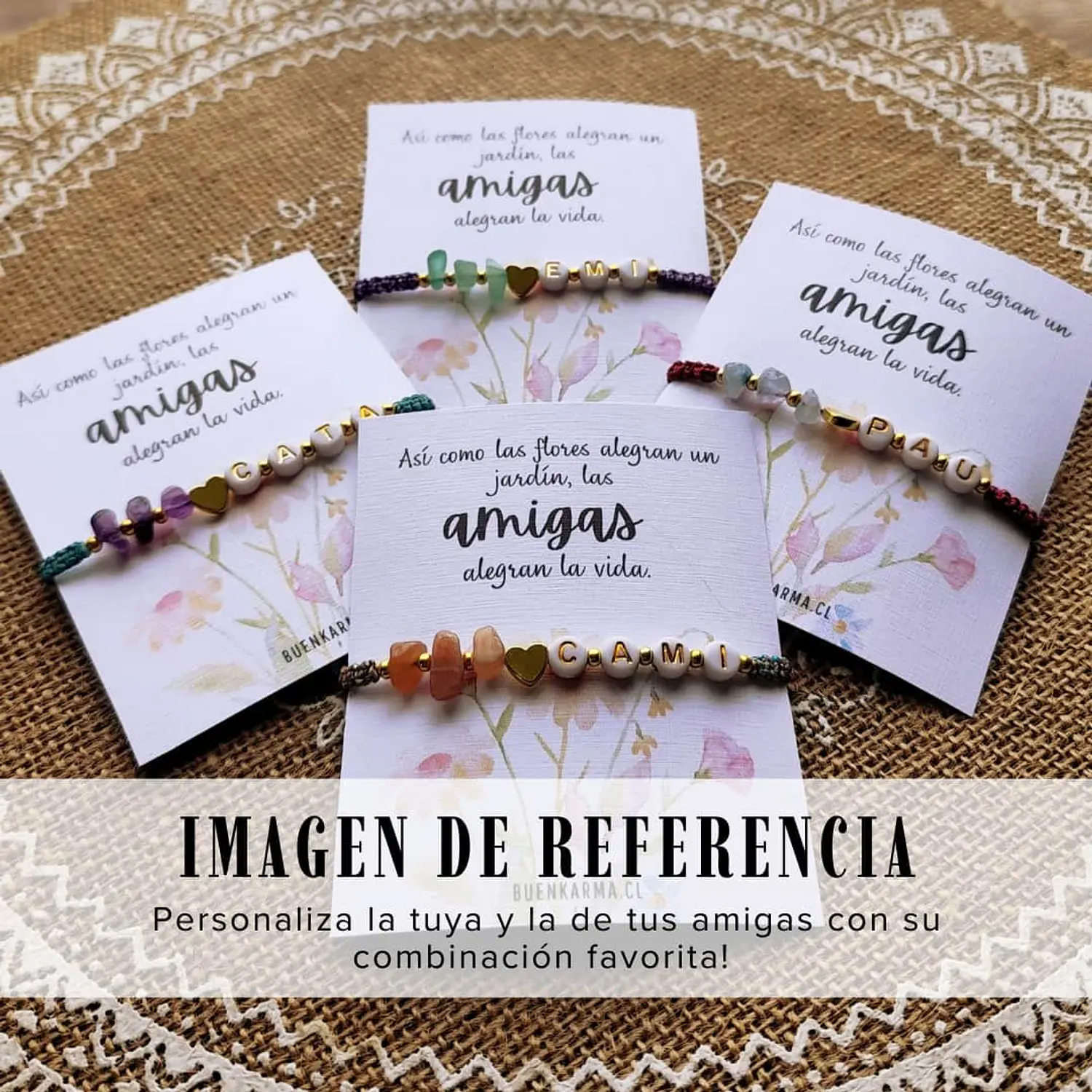 Pulsera Personalizada - Topacio Macramé 3