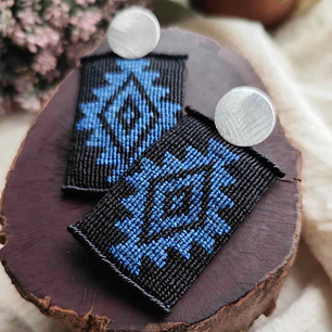 Aros Wangülen Mapuche – Topacio Macramé