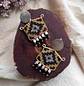 Aros Raíz Mapuche – Topacio Macramé - Miniatura 2