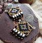 Aros Raíz Mapuche – Topacio Macramé - Miniatura 5