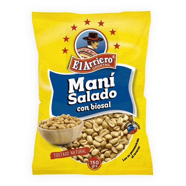 Maní salado 150gr El Arriero 1