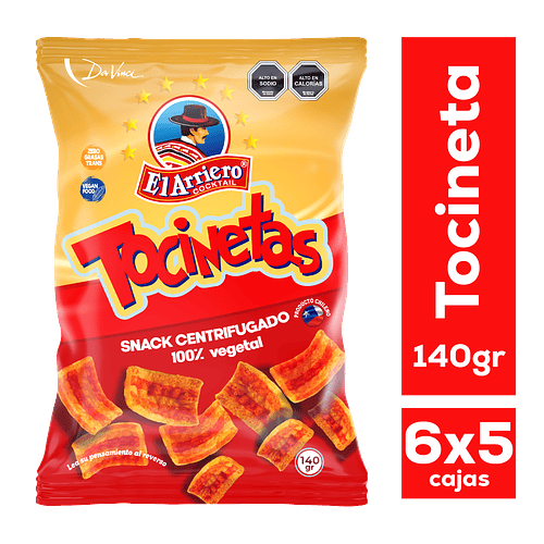 Tocinetas 140gr 6X5 cajas