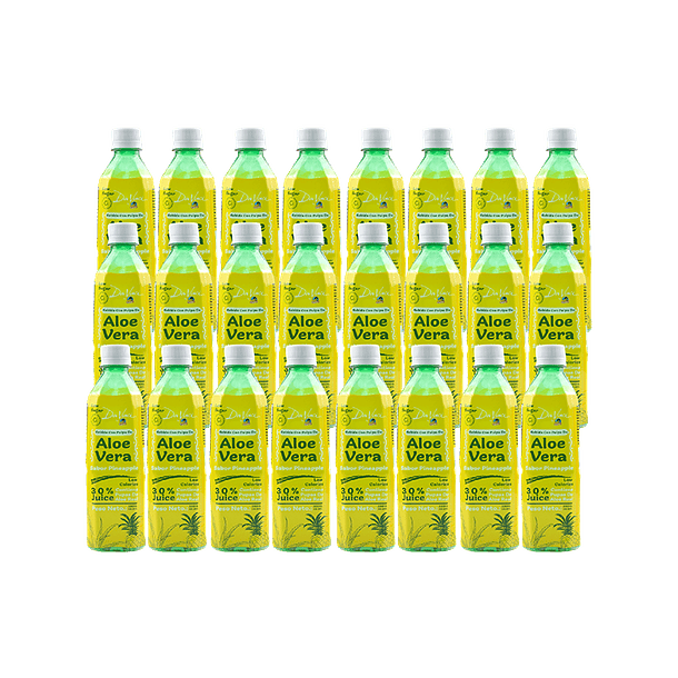 Caja de Aloe vera Piña de 500ml El Arriero 2