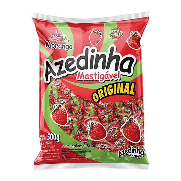 Masticable Azedinha Frutilla 500gr