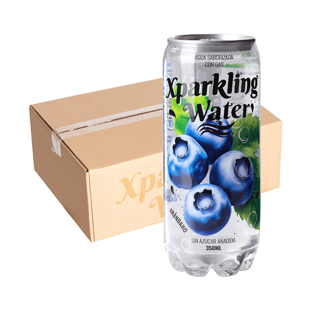 Xparkling Water Arándano 350ml