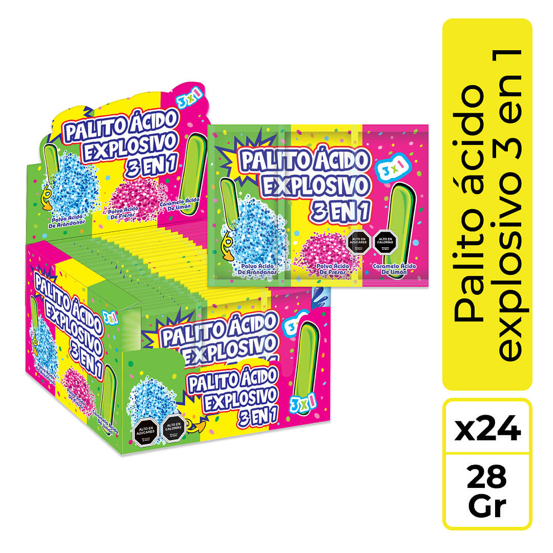 Palito ácido explosivo 3 en 1 1