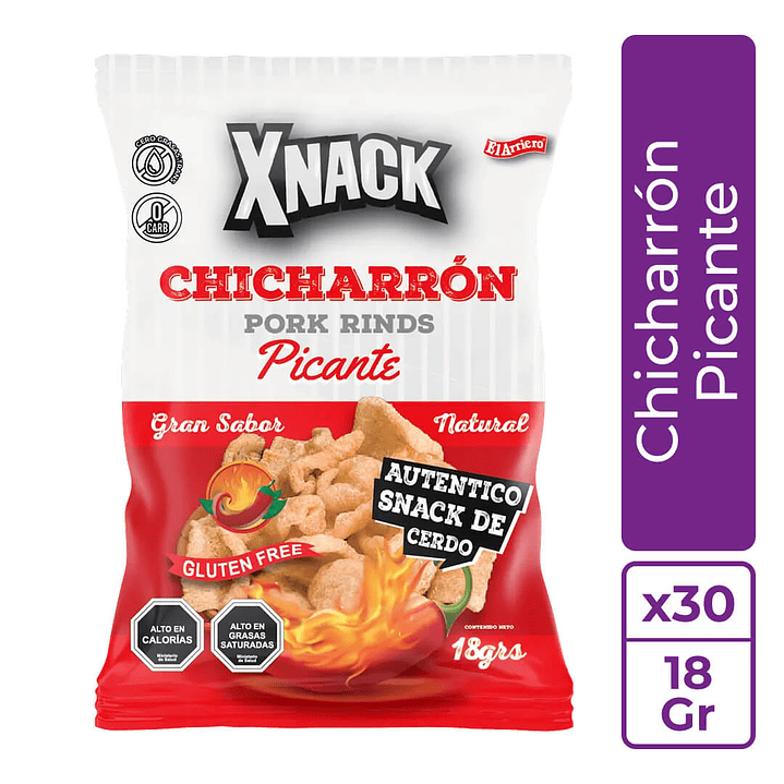 Chicharrón Picante 18gr x Caja 1