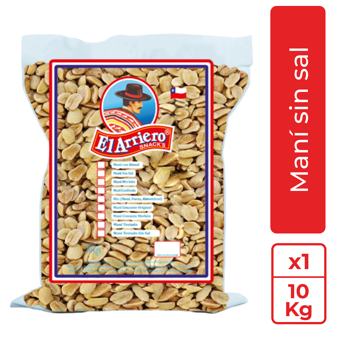 10 kilos de Maní sin sal 1
