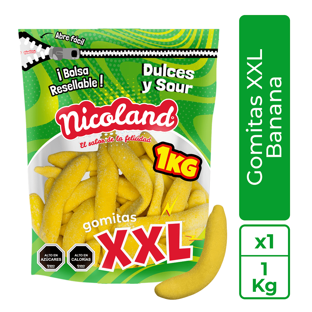 Nuevas Gomitas XXL de plátano  1