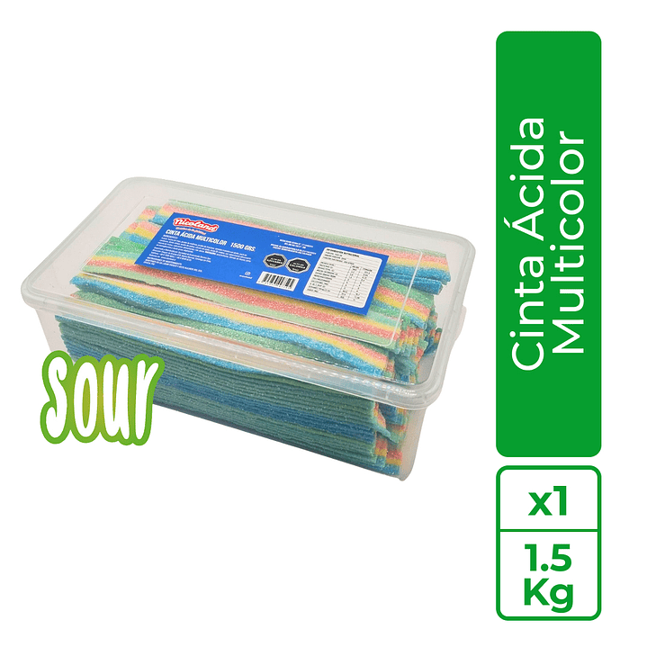 Cinta Ácida Multicolor 1.5 kg 1