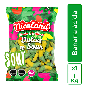 Gomita Banana Bicolor 1 kg