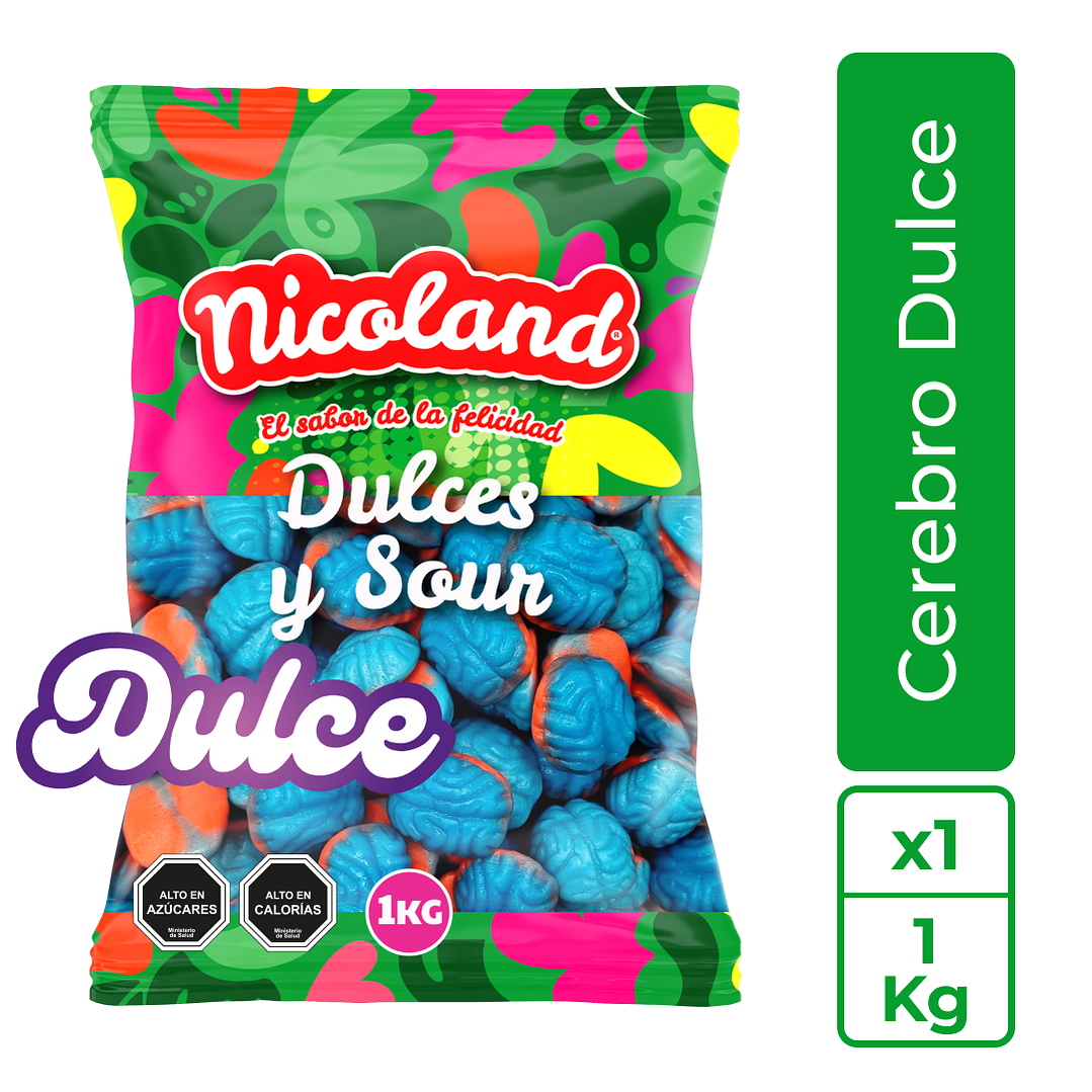 Gomita Cerebro de Zombie 1 kg 1