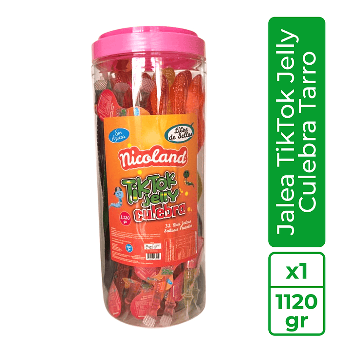 TikTok Jelly Culebra en tarro 1