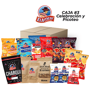 Caja para Celebración y Picoteo (Pack 3)